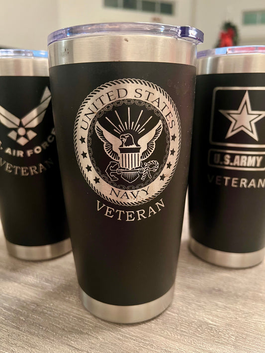 US Navy Veteran Tumbler