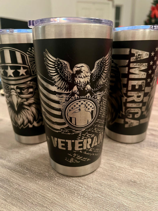 Veteran We The People Tumbler