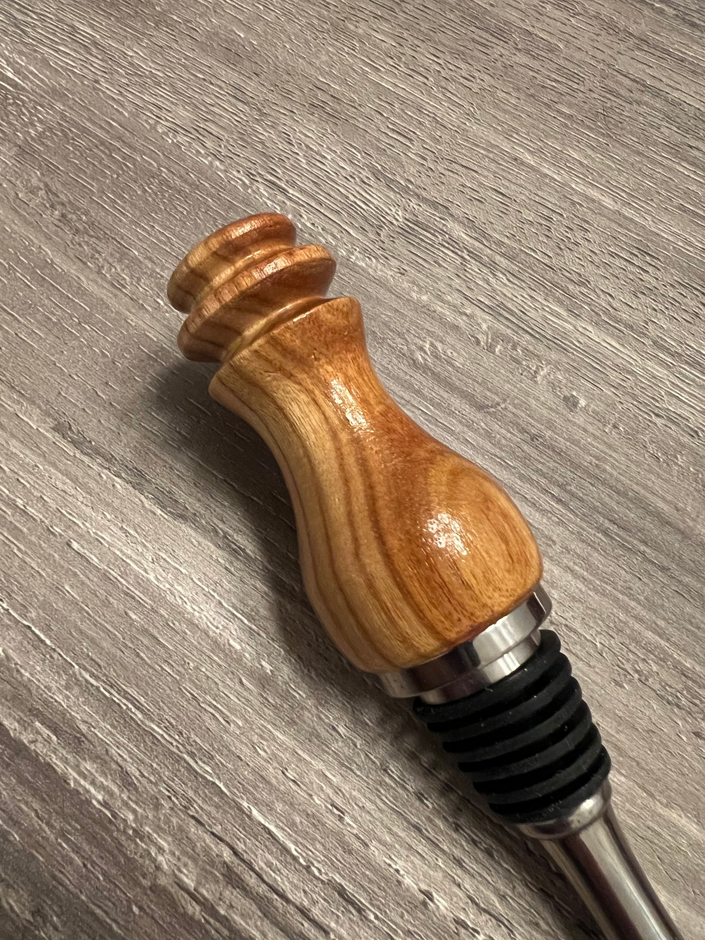 Canary Wood Wine Stopper E