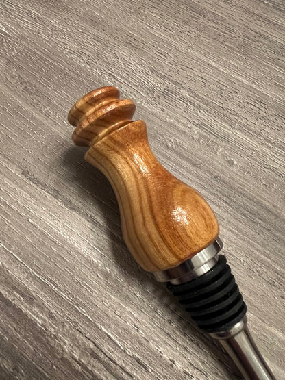 Canary Wood Wine Stopper E