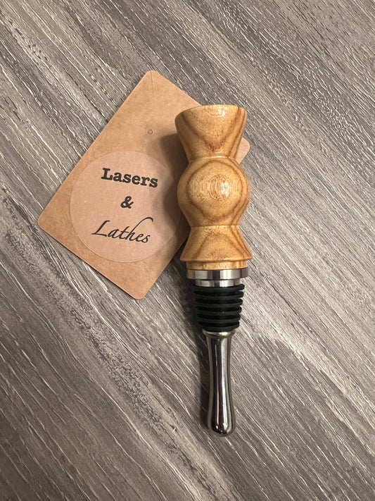 Canary Wood Wine Stopper C