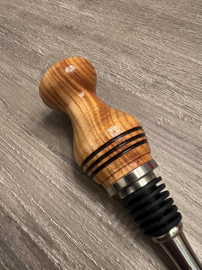 Canary Wood Wine Stopper B