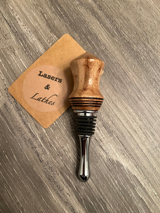 Birdseye Maple Wine Stopper