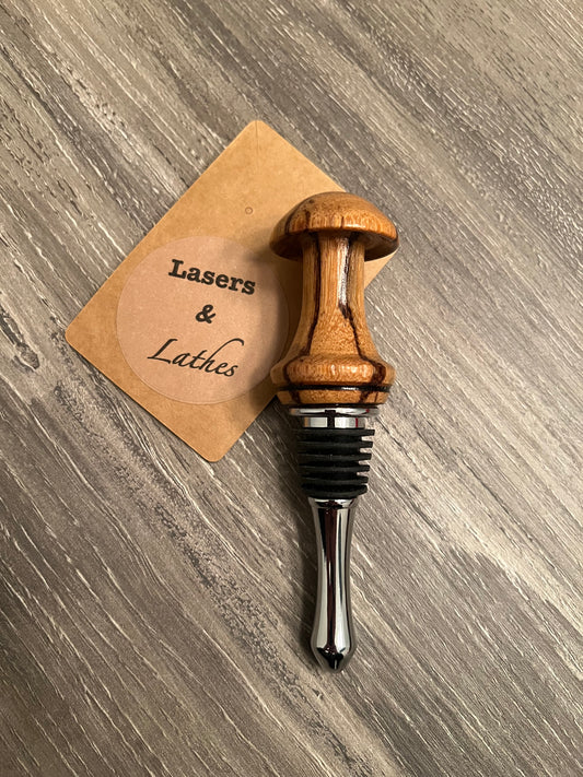 Marble Wood Wine Stopper