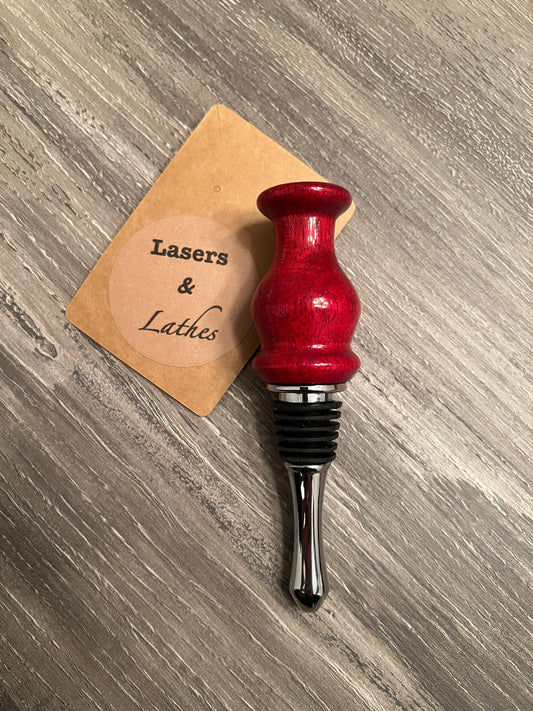 Tauari Red Dyed Wine Stopper