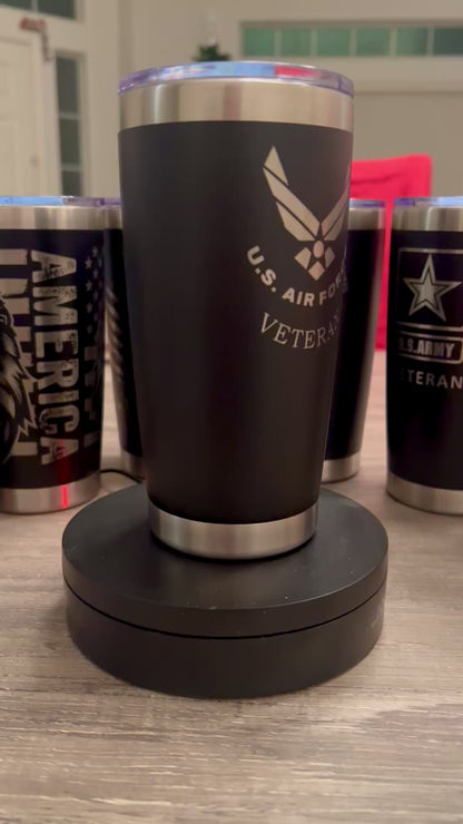 US Air Force Veteran Tumbler